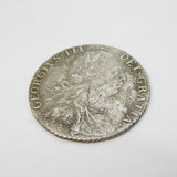 King George III Silver Shilling Coin Antique 1787 Fair/Fine Condition