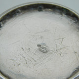 17th Century German Sterling Silver Engraved Floral Beaker Antique 1696 Nurnberg