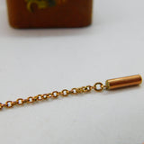 Victorian 9ct Rose Gold Cable Chain Necklace 45cm 18" Length Antique c1890