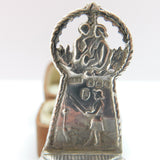 Victorian Sterling Silver Dolls House Dining Chair 1893 Sheffield Antique