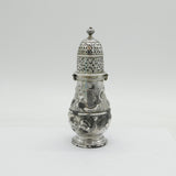 Queen Anne Britannia Silver Floral Embossed Muffineer Caster Antique 1703 London