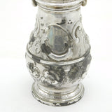 Queen Anne Britannia Silver Floral Embossed Muffineer Caster Antique 1703 London