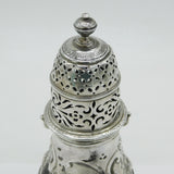Queen Anne Britannia Silver Floral Embossed Muffineer Caster Antique 1703 London