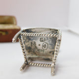 Victorian Sterling Silver Dolls House Dining Chair 1893 Sheffield Antique