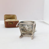 Victorian Sterling Silver Dolls House Dining Chair 1893 Sheffield Antique
