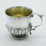 George III Scottish Sterling Silver Christening Mug Antique 1820 Edinburgh