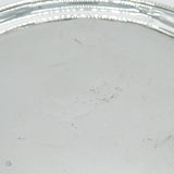 George III Sterling Silver Circular Teapot Stand Dish Antique 1789 London