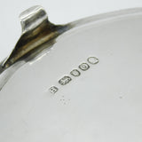George III Sterling Silver Circular Teapot Stand Dish Antique 1789 London