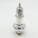 George II Sterling Silver Lion Crest Muffineer Sugar Caster Antique 1758 London