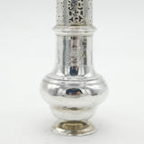 George II Sterling Silver Lion Crest Muffineer Sugar Caster Antique 1758 London