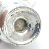 George II Sterling Silver Lion Crest Muffineer Sugar Caster Antique 1758 London