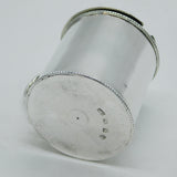 George III Early Sterling Silver Barrel Mustard Pot Antique 1765 London