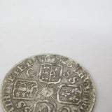 George I Silver Sixpence Coin SSC Angle Reverse Antique 1723 Fine Condition