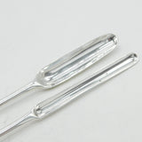 Victorian Garrard & Co. Pair of Bone Marrow Scoops Spoons Antique 1895 London