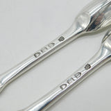 Victorian Garrard & Co. Pair of Bone Marrow Scoops Spoons Antique 1895 London