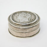 George III Sterling Silver Coin Set Patch Box Antique c1790 John Tatum I