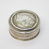 George III Sterling Silver Coin Set Patch Box Antique c1790 John Tatum I
