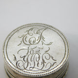 George III Sterling Silver Coin Set Patch Box Antique c1790 John Tatum I