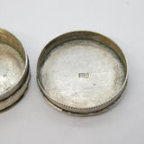 George III Sterling Silver Coin Set Patch Box Antique c1790 John Tatum I