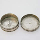 George III Sterling Silver Coin Set Patch Box Antique c1790 John Tatum I