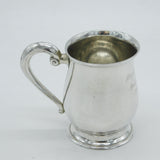 19th Century Chinese Sterling Silver Christening Mug Antique c1890 C.J & Co.