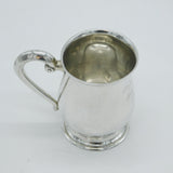 19th Century Chinese Sterling Silver Christening Mug Antique c1890 C.J & Co.
