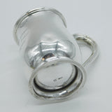 19th Century Chinese Sterling Silver Christening Mug Antique c1890 C.J & Co.