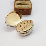 Georgian Sterling Silver Scent Vinaigrette 1802 London Joseph Angell Antique