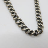 Victorian Sterling Silver Graduating Double Albert Watch Chain Antique 1897