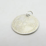 Queen Anne Silver Shilling 1703 Coin Vigo Second Bust Drilled Pendant Antique