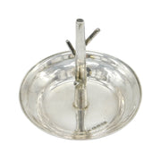 Handmade Sterling Silver Modernist Ring Tree Jewellery Dish Vintage 2001 London