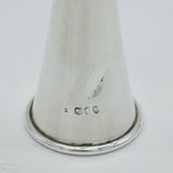Victorian Sterling Silver Novelty Hunting Horn Form Table Lighter Antique 1891 London