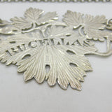 Large Georgian Sterling Silver Bucellas Wine Decanter Label 1826 Birmingham