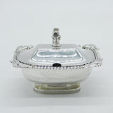 William IV Sterling Silver Floral Pattern Salt Cellar Antique 1833 London