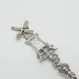 Victorian Dutch Sterling Silver Picture Bowl Liberation Spoon Antique c1880