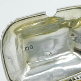 William IV Sterling Silver Floral Pattern Salt Cellar Antique 1833 London