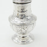 George II Sterling Silver Floral Muffineer Caster c1740 London Samuel Wood