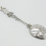 Victorian Dutch Sterling Silver Picture Bowl Liberation Spoon Antique c1880