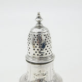 George II Sterling Silver Floral Muffineer Caster c1740 London Samuel Wood