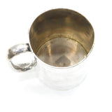 Victorian Sterling Silver Monogram Pint Tankard Mug Antique c1870 London