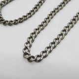 Victorian Sterling Silver Albert Watch Chain Antique 1899 Birmingham