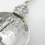 Victorian Dutch Sterling Silver Picture Bowl Liberation Spoon Antique c1880