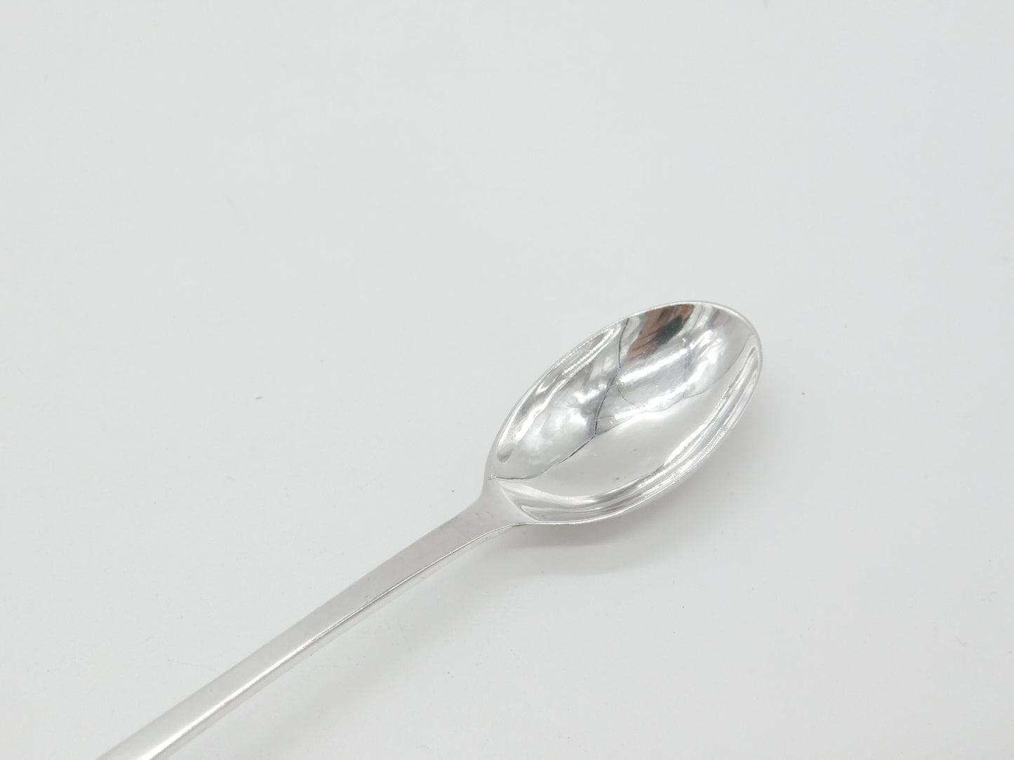 Sterling Silver Long Handle Cocktail Mixing Spoon 1936 London Antique Art Deco