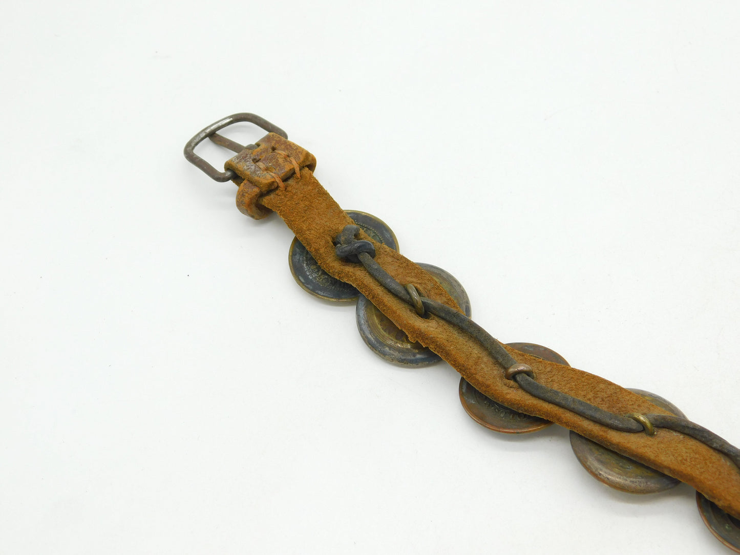 Victorian Regimental & Livery Buttons Dog or Goat Collar Antique c1880