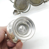 George III Sterling Silver Warwick Cruet Set Antique 1767 London William Tuite