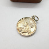 Victorian Sterling Silver Bank of Ireland Dublin Charm Pendant 1887 Antique