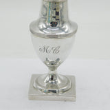 George III Sterling Silver Pedestal Muffineer Sugar Caster Antique 1778 London
