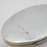 Victorian Large Sterling Silver & Gold Floral Locket Antique 1881 Chester