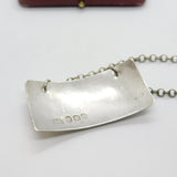Georgian Sterling Silver Bright Cut Madeira Decanter Label 1802 London