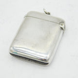 Victorian Sterling Silver 'Royal Visit to Natal, 1901' Vesta Case Antique Birmingham